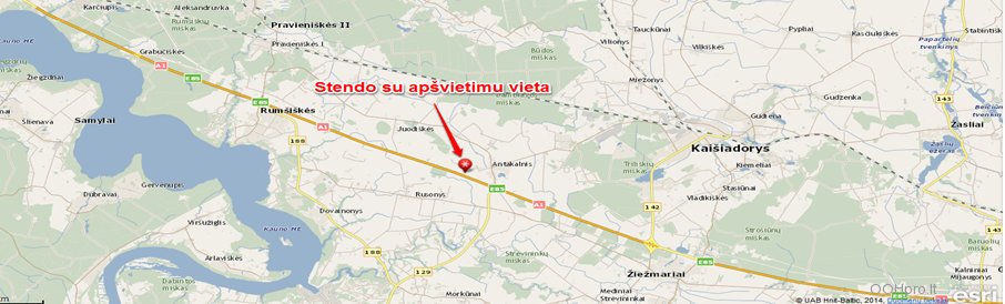 71 km. nuo Vilniaus (A1 Vilnius-Kaunas automagistralė #139)