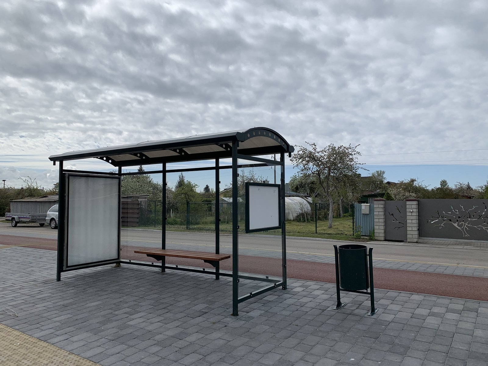 Stotelės vitrina – Kretingos–Sodų sankryža (išvykstant)